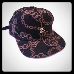 Stussy | Gold Chain Print Cap